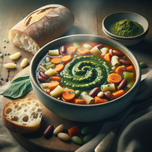 Hearty Minestrone with Pesto