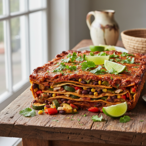 Vegetable Enchilada Casserole